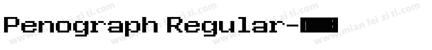 Penograph Regular字体转换